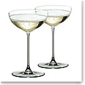 Riedel Veritas, Coupe, Moscato, Martini Wine Glasses, Pair