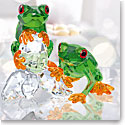 crystal frogs swarovski