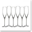 Waterford Crystal, Elegance Classic Champagne Toasting Flutes, Set of Six