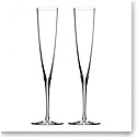 Waterford Crystal, Elegance Trumpet Champagne Toasting Flutes, Pair