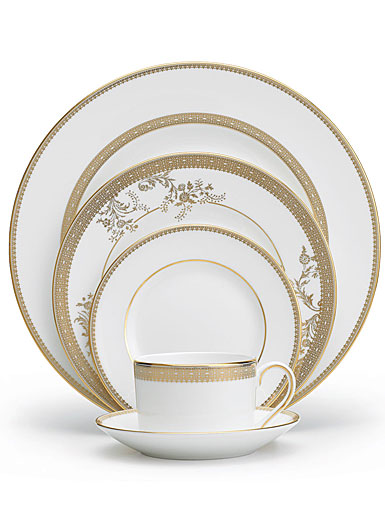 Vera Wang Wedgwood China Vera Lace Gold Tea Saucer Only, Imperial