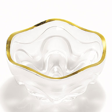 Lalique Vibration Gold Bowl