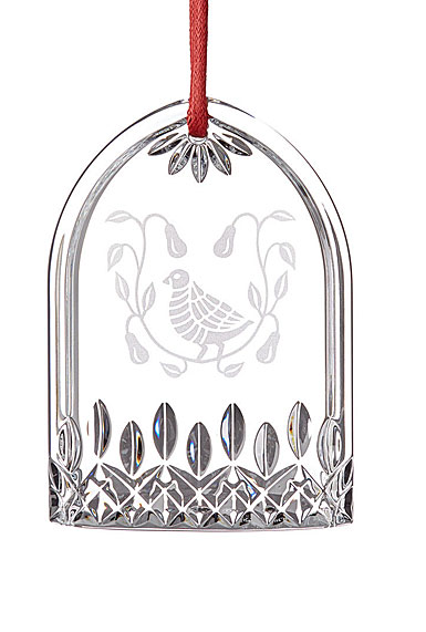 Waterford Crystal, 12 Days of Christmas Lismore Partridge Ornament
