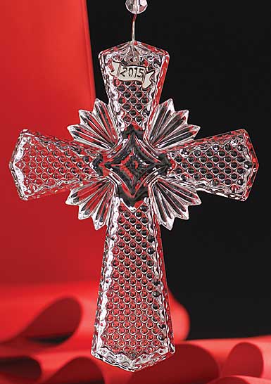 Waterford 2015 Heritage Cross Ornament