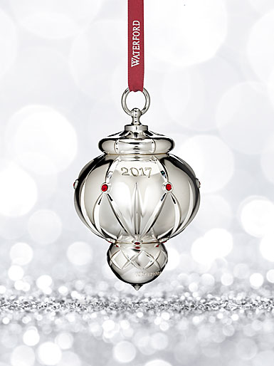 Waterford 2017 Silver Lismore Bauble Ornament