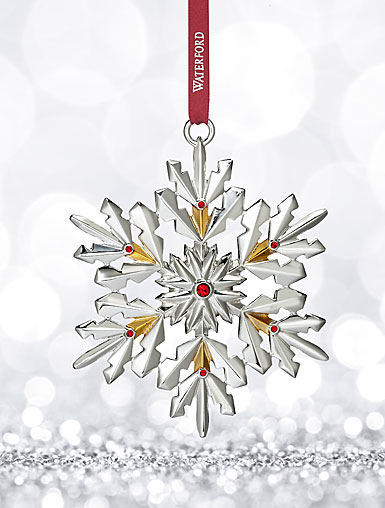 Waterford 2017 Silver Annual Snowflake Ornament