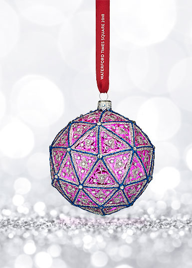 Waterford Holiday Heirloom 2018 Times Square Replica Ball Ornament