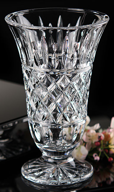 Waterford Crystal, Dunston 10" Footed Crystal Vase