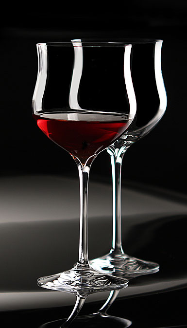 Waterford Crystal, Elegance Rose Crystal Wine Glasses, Pair