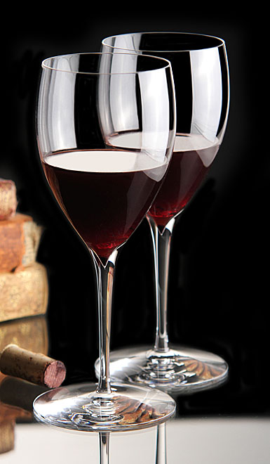 Waterford Crystal, Elegance Shiraz Crystal Wine Glass, Pair