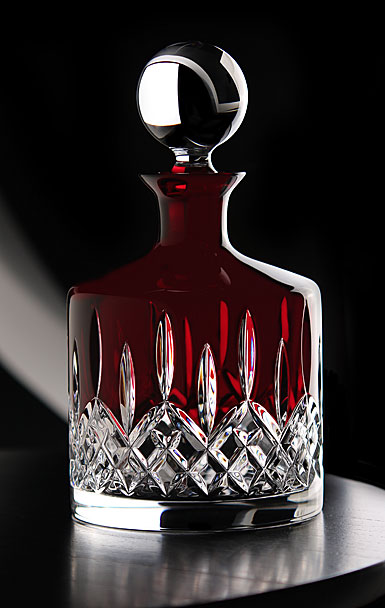 Waterford Crystal, Lismore Red Crystal Decanter