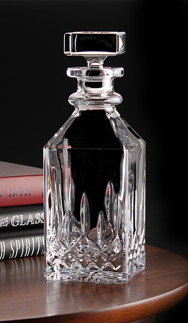 Waterford Lismore Connoisseur Square Whiskey Crystal Decanter