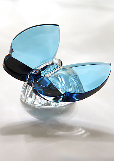Waterford Butterfly Figure, Aquamarine