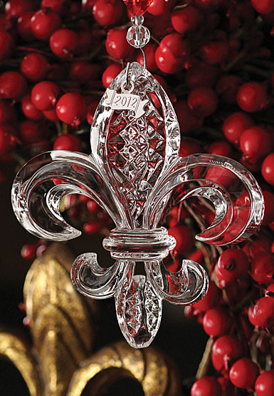 Waterford 2012 Fleur-de-lis Ornament
