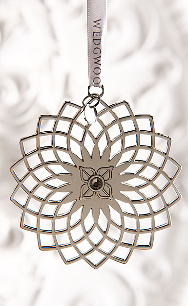 Wedgwood Pierced Star 2015 Silver Ornament