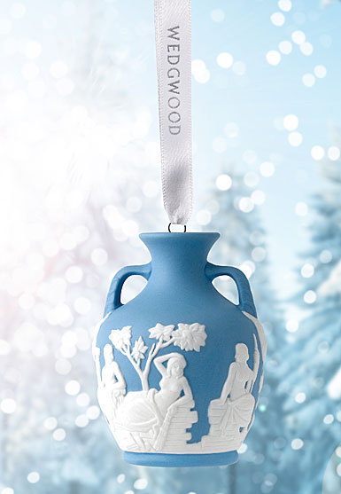 Wedgwood Iconic Portland Vase Blue Ornament
