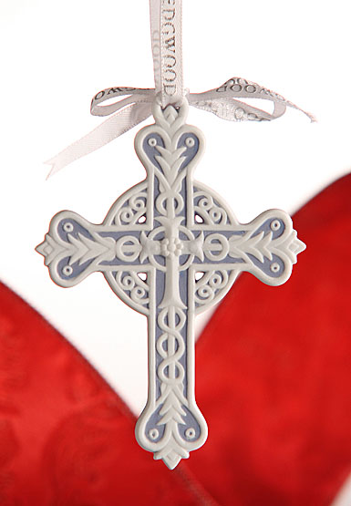 Wedgwood Cross Ornament