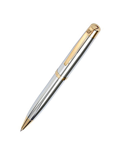Marquis by Waterford Metro Mechanical Pencil, Chrome with Gold Accents